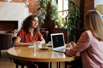 Two Woman in an Interview