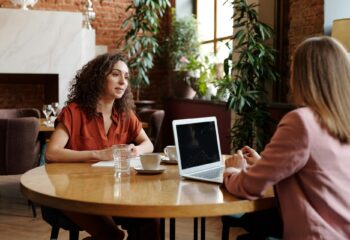 Two Woman in an Interview